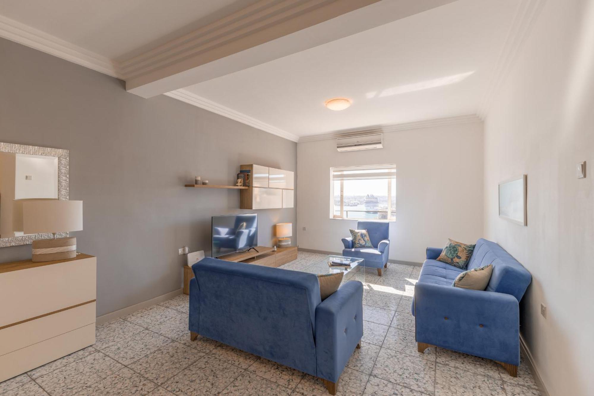 Harbour View - Large 2Br Apartment Valletta Eksteriør billede